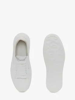 Cheap Alexander McQueen Men's Deck Lace-up Plimsoll in White