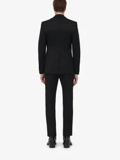 Flash Sale Alexander McQueen Men's Dragonfly Applique Single-breasted Jacket in Black