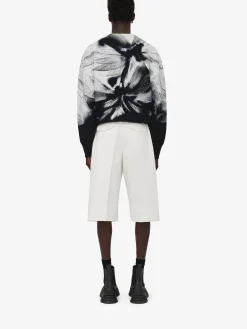 Flash Sale Alexander McQueen Men's Dragonfly Jumper in Black/Ivory