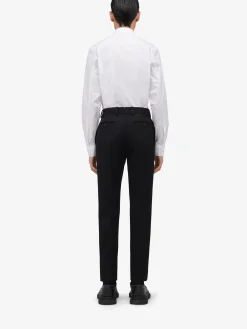 Online Alexander McQueen Men's Dutch Flower Casual Shirt in Optic White