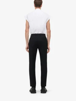 Best Alexander McQueen Men's Dutch Flower Sleeveless Shirt in Optic White