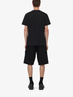 Hot Alexander McQueen Men's Exploded Charm T-shirt in Black/White