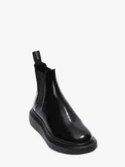 Cheap Alexander McQueen Men's Hybrid Chelsea Boot in Black