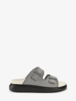 Hot Alexander McQueen Men's Hybrid Slide in Gun Grey