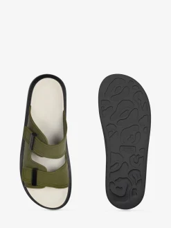 Flash Sale Alexander McQueen Men's Hybrid Slide in Military Green