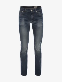 Store Alexander McQueen Men's McQueen Graffiti Denim Jeans in Washed Blue