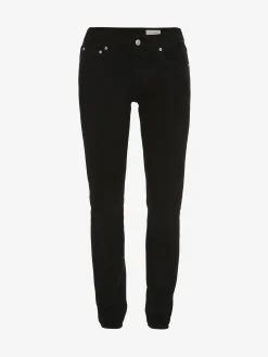 Fashion Alexander McQueen Men's McQueen Graffiti Denim Jeans in Black