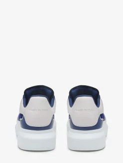Flash Sale Alexander McQueen Men's Oversized Sneaker in Indigo/Ice Grey