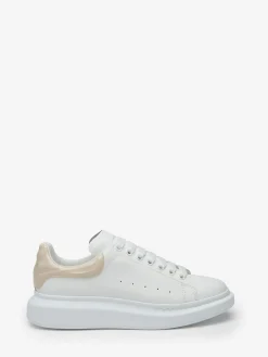 Cheap Alexander McQueen Men's Oversized Sneaker in White/Oyster