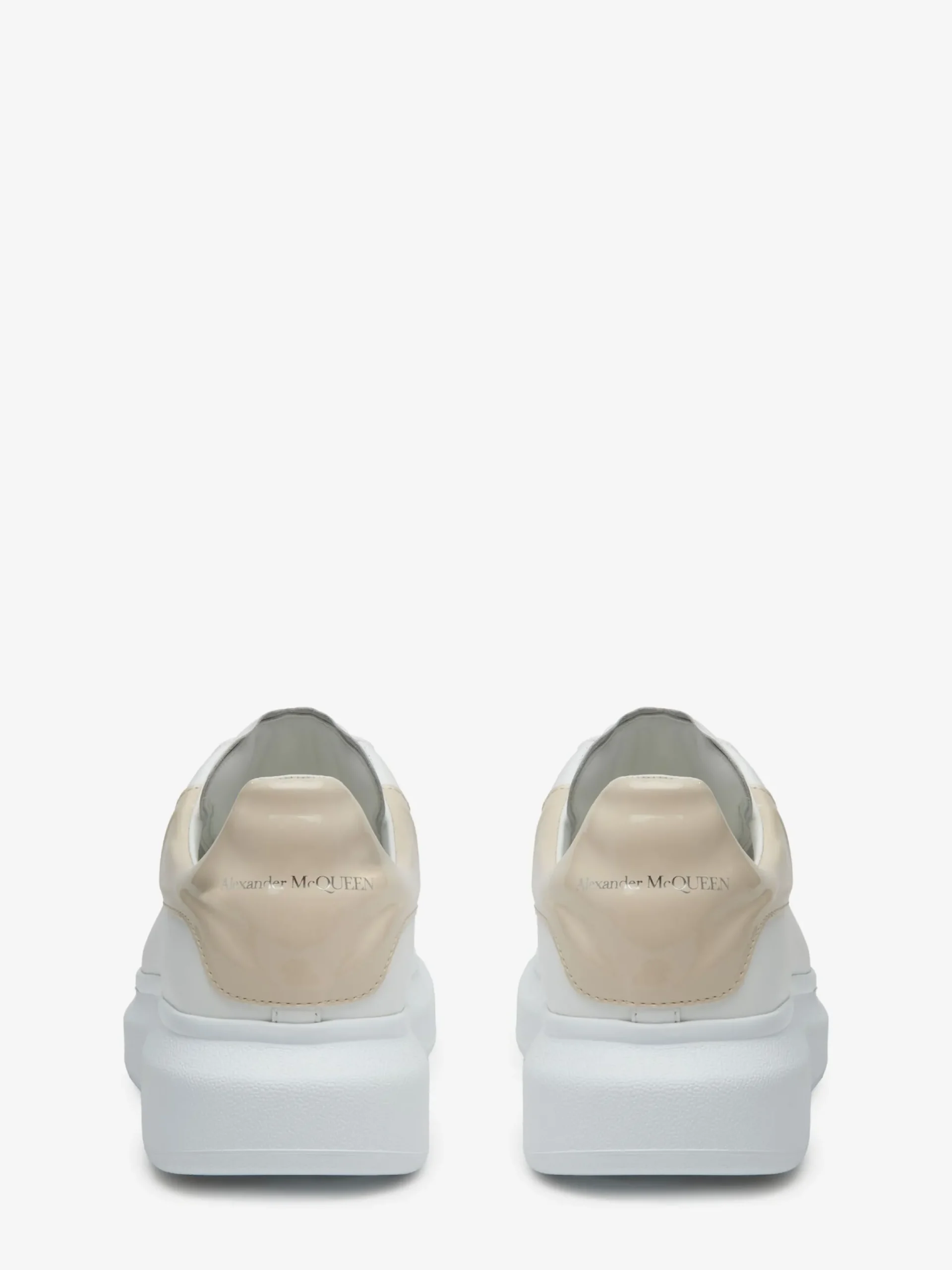 Cheap Alexander McQueen Men's Oversized Sneaker in White/Oyster