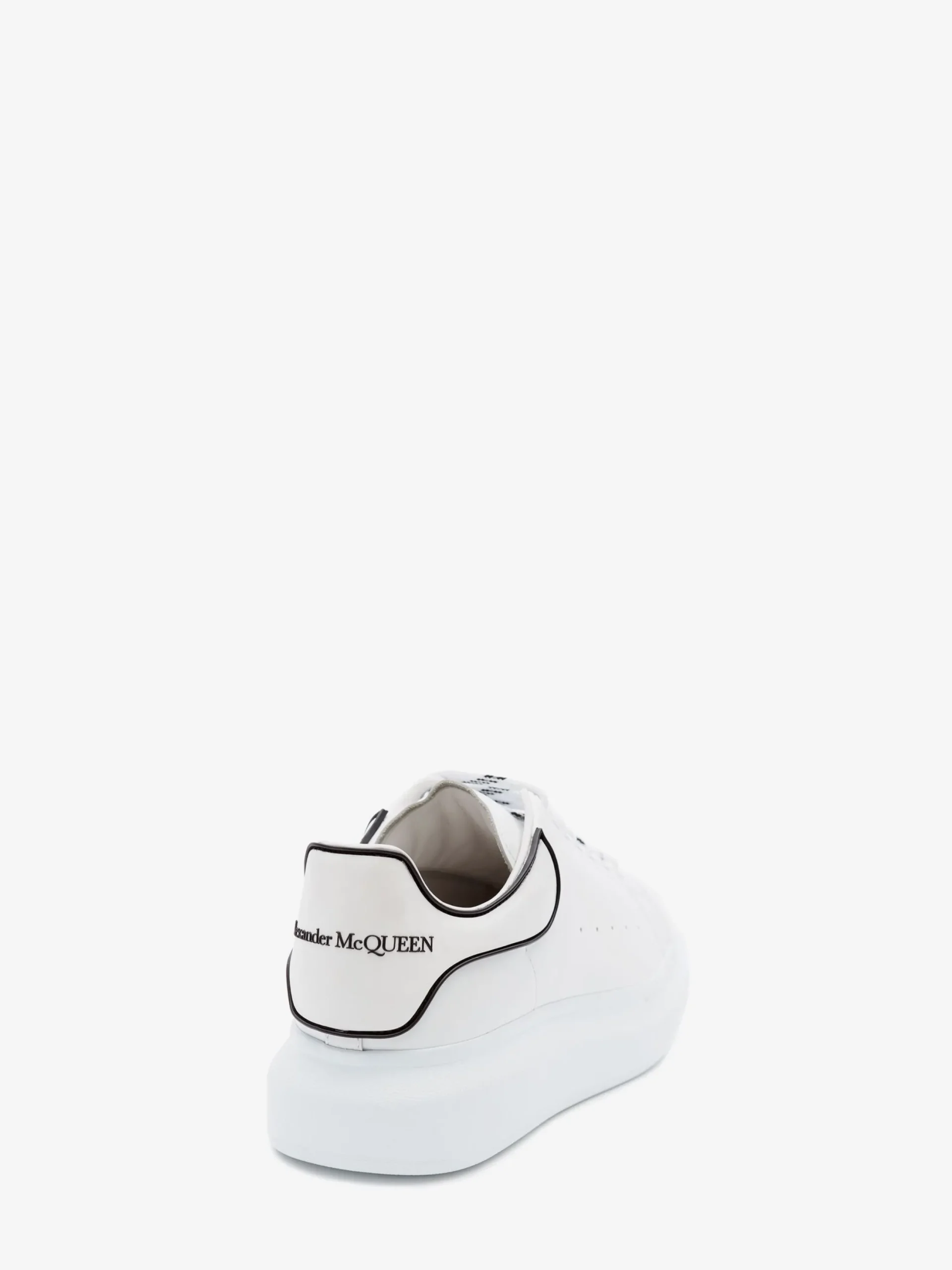 Clearance Alexander McQueen Men's Oversized Sneaker in White/Black