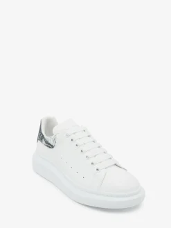 Fashion Alexander McQueen Men's Oversized Sneaker in White/Black