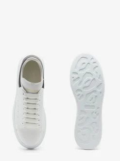 Hot Alexander McQueen Men's Oversized Sneaker in White/Black