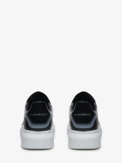 New Alexander McQueen Men's Oversized Sneaker in Black/Silver