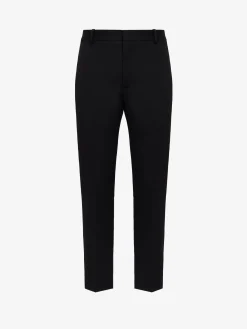 Outlet Alexander McQueen Men's Tailored Cigarette Trousers in Black