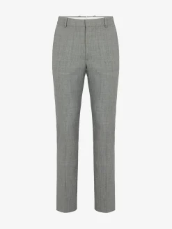 Store Alexander McQueen Men's Tailored Cigarette Trousers in Shark Grey
