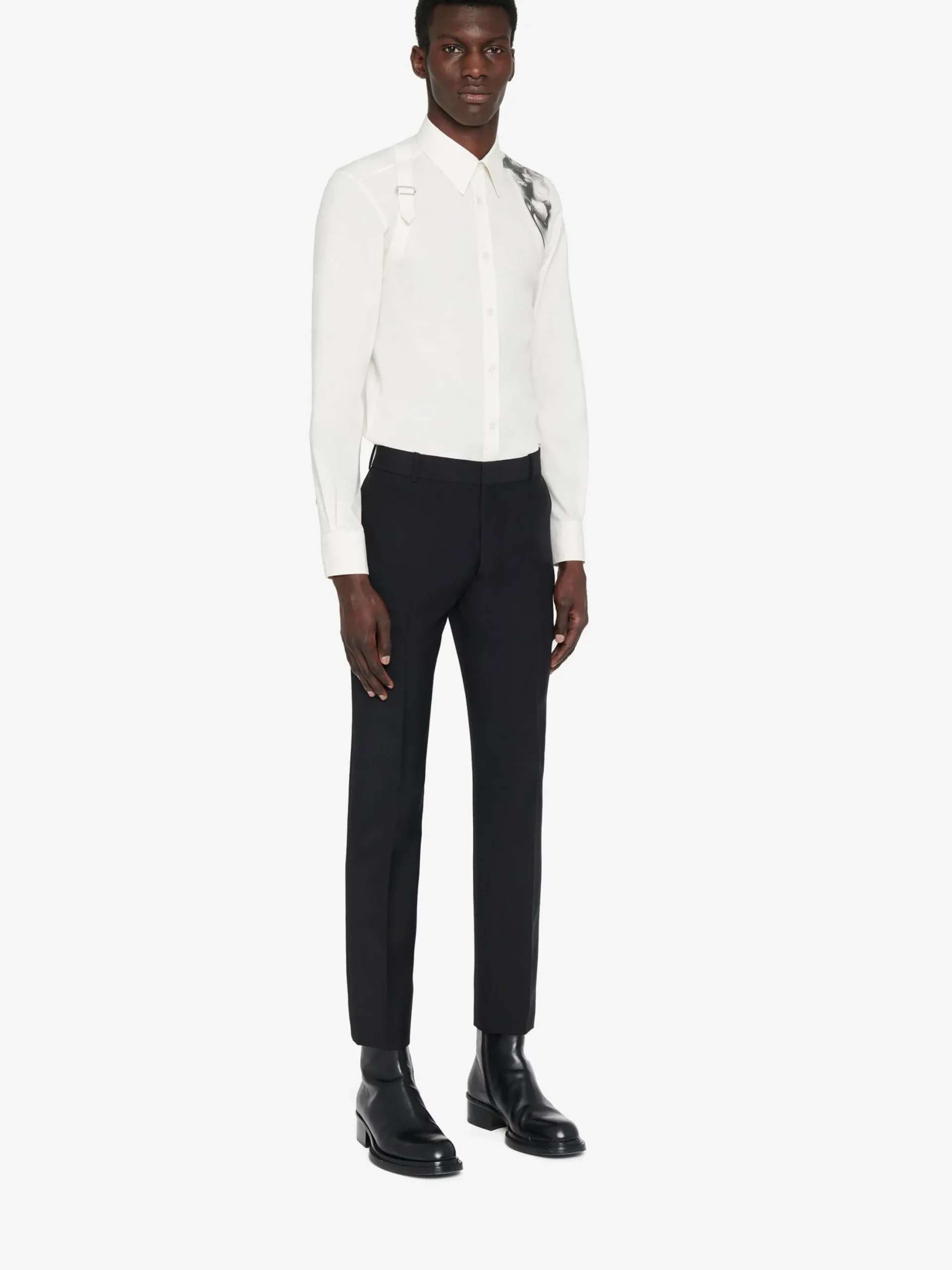 Flash Sale Alexander McQueen Men's Tailored Cigarette Trousers in Black