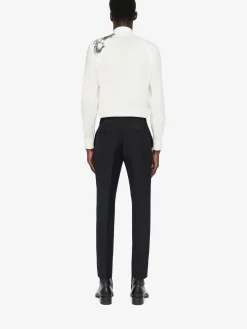 Flash Sale Alexander McQueen Men's Tailored Cigarette Trousers in Black