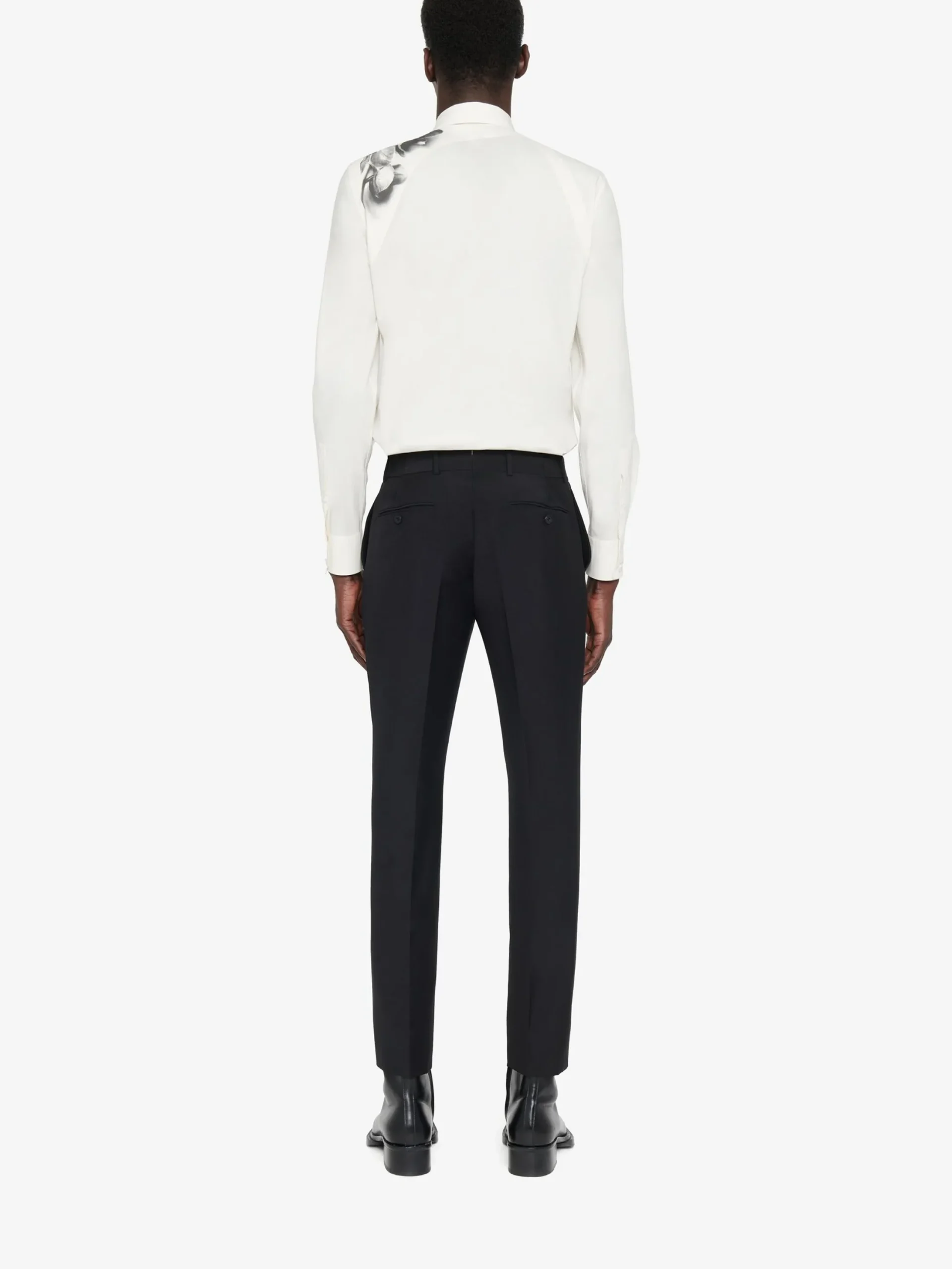 Flash Sale Alexander McQueen Men's Tailored Cigarette Trousers in Black