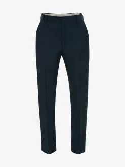 New Alexander McQueen Men's Tailored Cigarette Trousers in Indigo