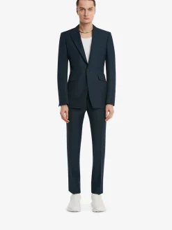 New Alexander McQueen Men's Tailored Cigarette Trousers in Indigo
