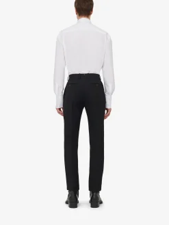 Store Alexander McQueen Men's Tailored Cigarette Trousers in Black