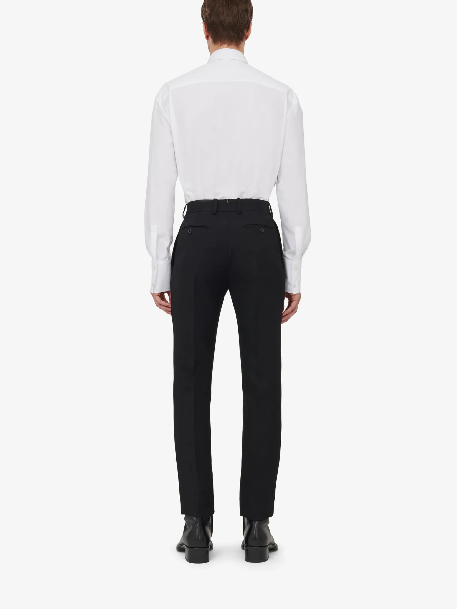 Store Alexander McQueen Men's Tailored Cigarette Trousers in Black