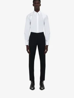 Flash Sale Alexander McQueen Men's Tailored Cigarette Trousers in Black