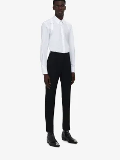 Flash Sale Alexander McQueen Men's Tailored Cigarette Trousers in Black