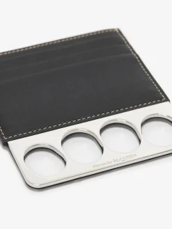 Flash Sale Alexander McQueen Men's The Grip Card Holder in Black