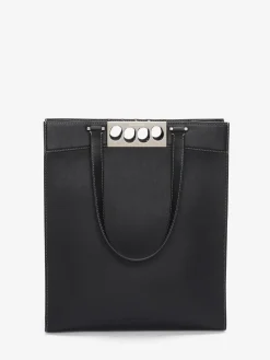 Online Alexander McQueen Men's The Grip Tote Bag in Black