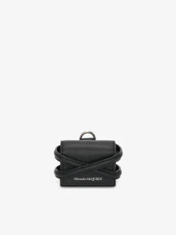 Sale Alexander McQueen Men's The Harness Airpods Pro Case in Black