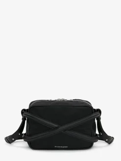 Fashion Alexander McQueen Men's The Harness Camera Bag in Black