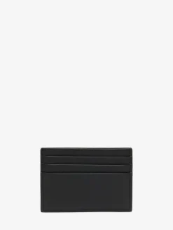 Store Alexander McQueen Men's The Harness Card Holder in Black