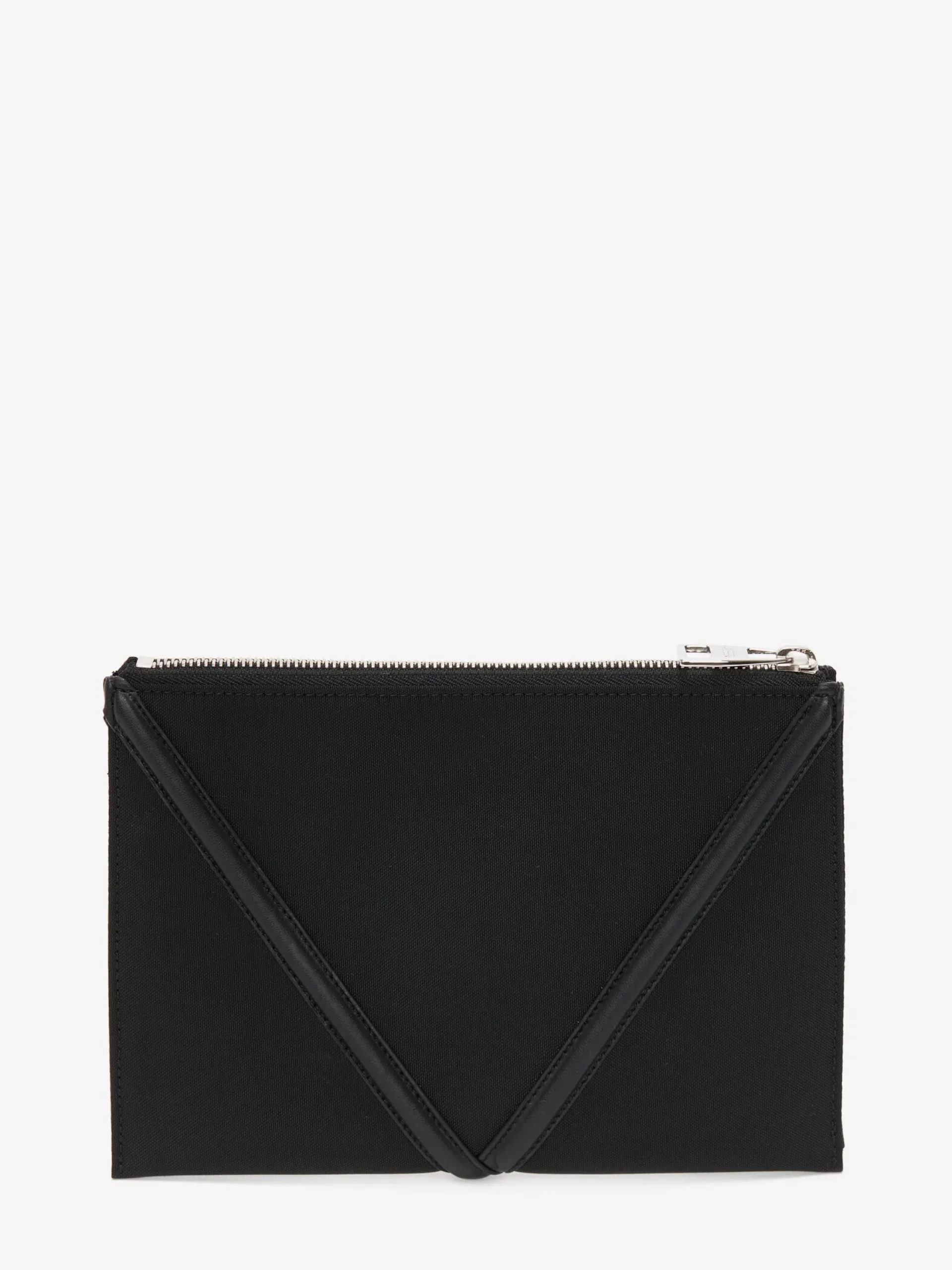 Shop Alexander McQueen Men's The Harness Small Zip Pouch in Black