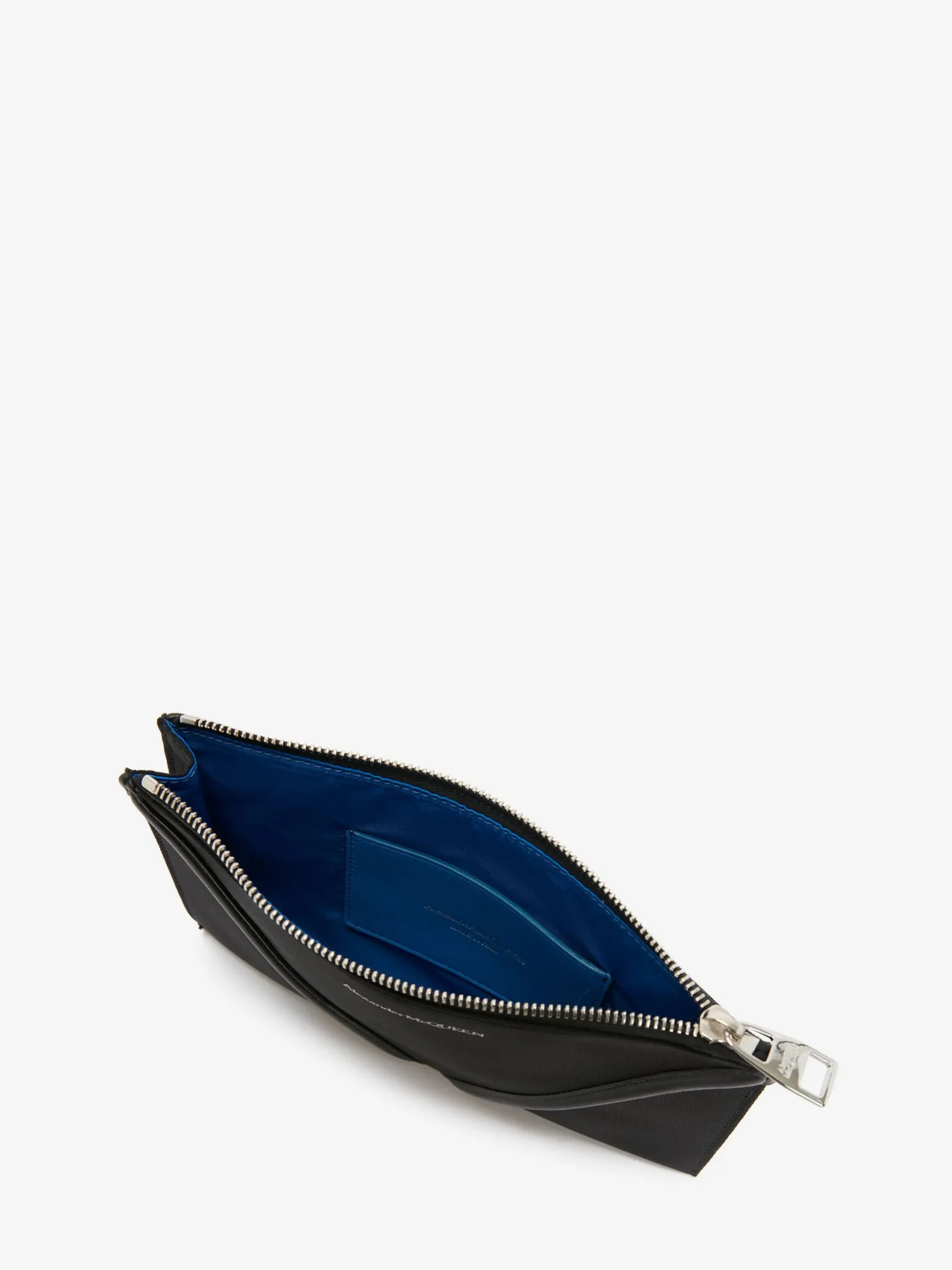 Shop Alexander McQueen Men's The Harness Small Zip Pouch in Black