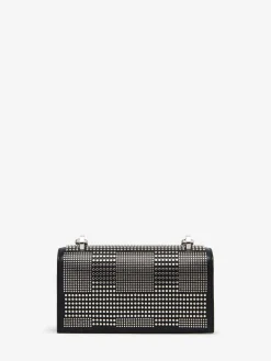 Cheap Alexander McQueen Men's The Knuckle Satchel in Black
