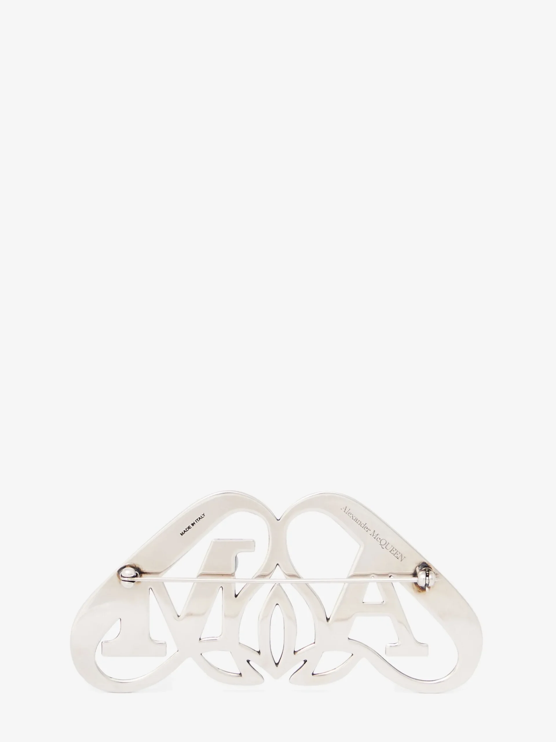 Best Alexander McQueen Men's The Seal Brooch in Silver