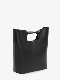 Store Alexander McQueen Men's The Square Bow Small in Black