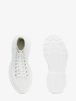 Outlet Alexander McQueen Men's Tread Slick Boot in White