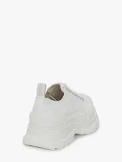 Cheap Alexander McQueen Men's Tread Slick Lace Up in White