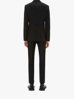 Fashion Alexander McQueen Men's Wool Mohair Jacket in Black
