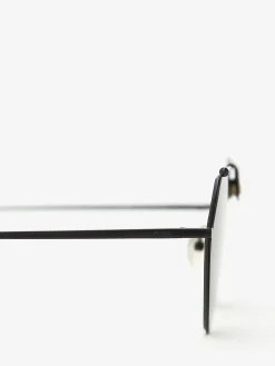 Online Alexander McQueen Top Piercing Sunglasses in Black/Grey