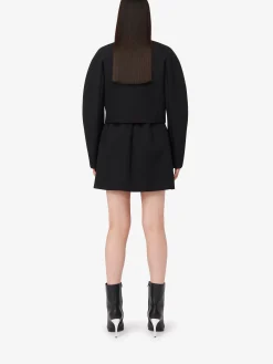 Hot Alexander McQueen Women's Cocoon Sleeve Military Jacket in Black