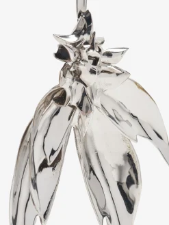 Best Alexander McQueen Women's Dissected Orchid Stick Earring in Antique Silver