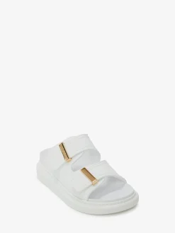 Discount Alexander McQueen Women's Hybrid Slide in Ivory