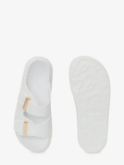 Discount Alexander McQueen Women's Hybrid Slide in Ivory