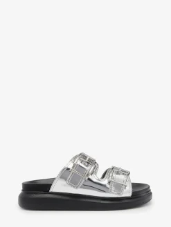 Best Alexander McQueen Women's Hybrid Slide in Silver