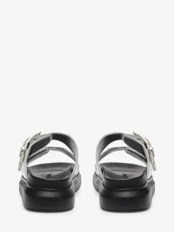 Best Alexander McQueen Women's Hybrid Slide in Silver