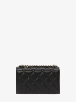 Store Alexander McQueen Women's Jewelled Satchel in Black/White